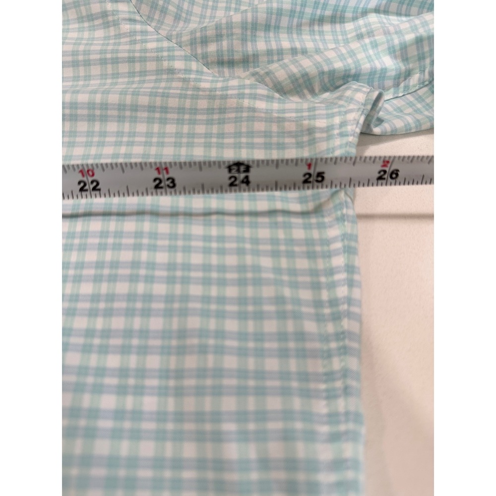 Peter Millar‎ Performance Shirt Long Sleeve XL plaid - Picture 6 of 7
